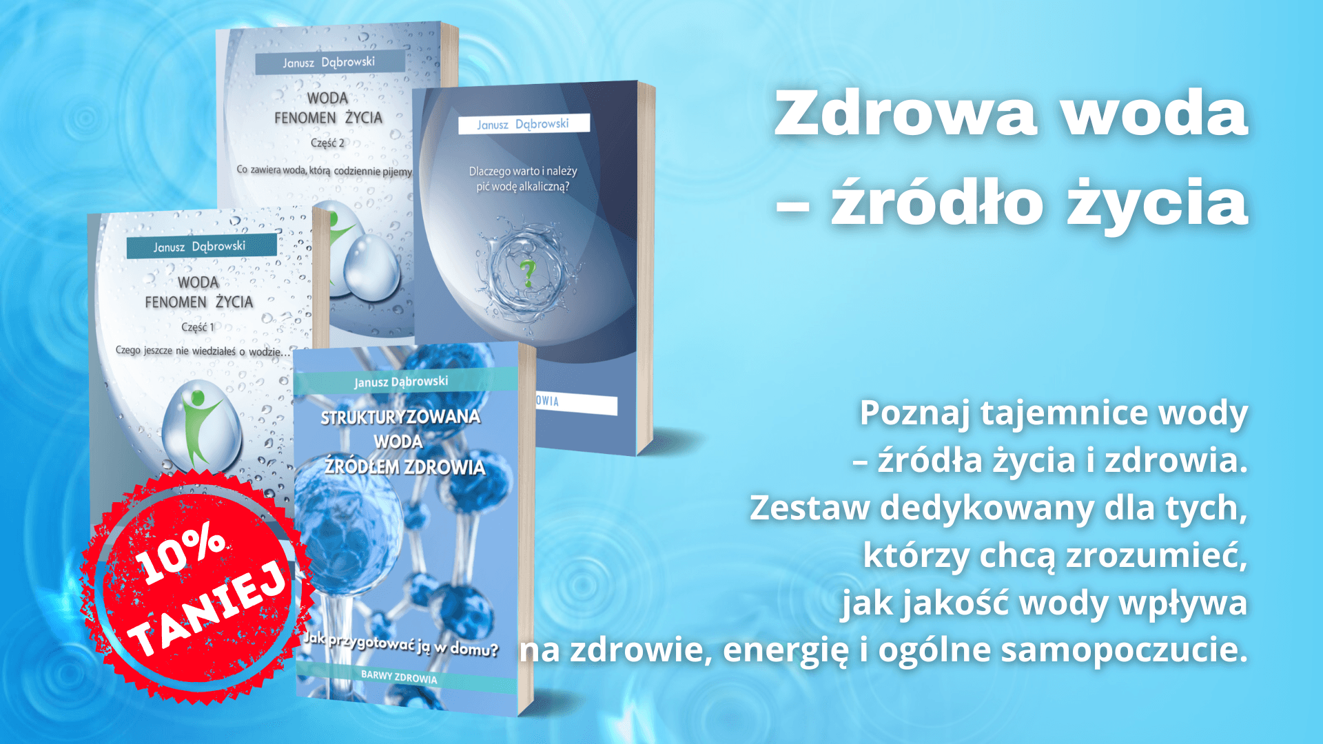 Okładka: Zestaw „Zdrowa woda – źródło życia” – Twoja droga do lepszego zdrowia!
